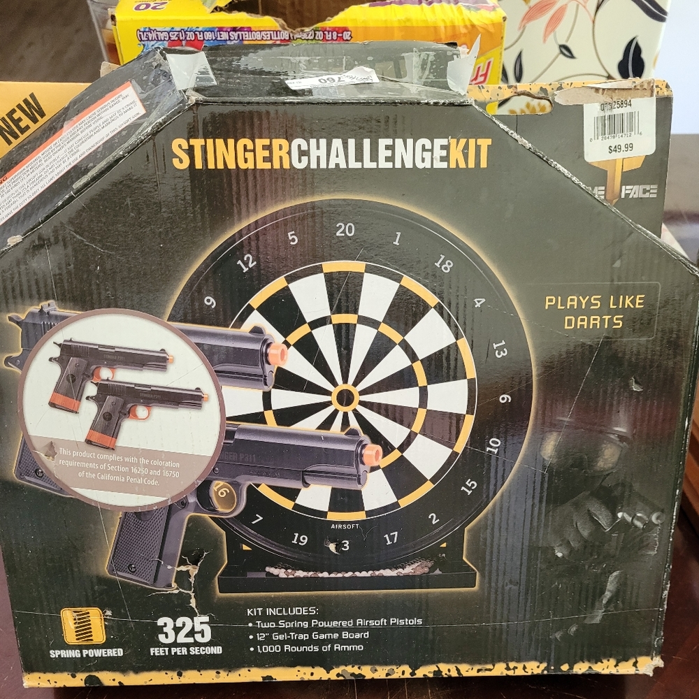 Stinger sticky dart kit